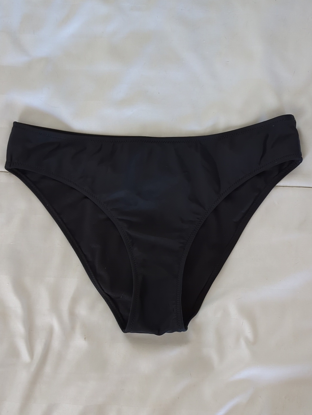 Women's Black Bikini Bottom, Size L